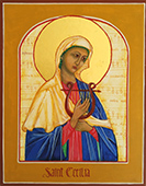 Saint Cecilia icon