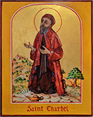 Saint Charbel icon